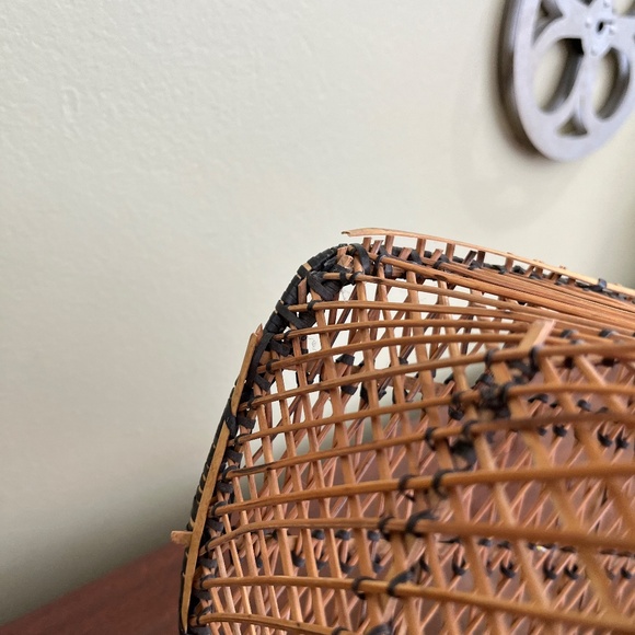 Vintage Wicker Wall Hanging Baskets (Pair) - Picture 5 of 9